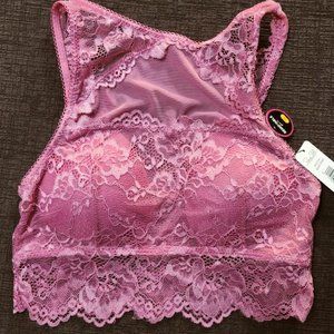 NWT Rene Rofe sz small rose pink lingerie / bra